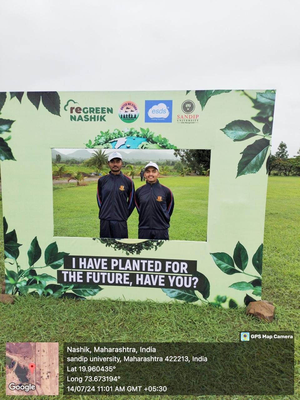 Tree Plantation by NCC Cadets